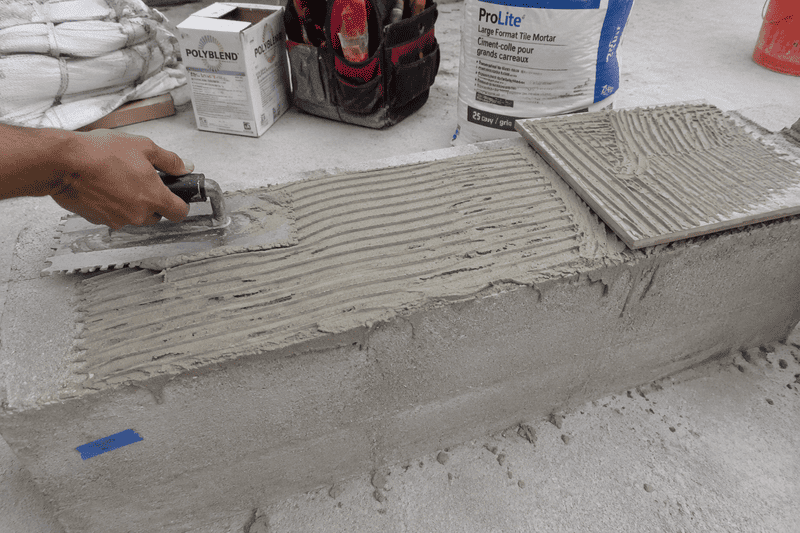 Important properties of an HPMC grade for tile adhesive